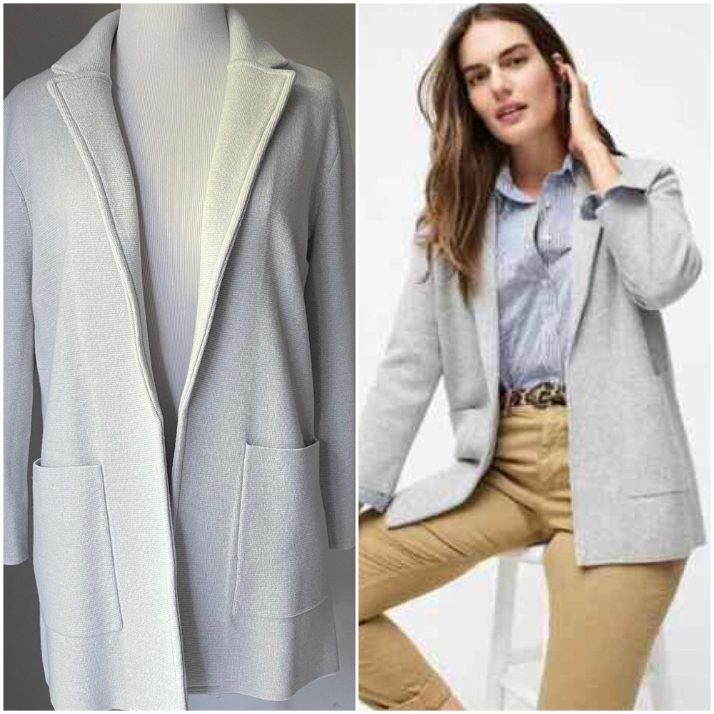 J. Crew Sophie Open Front Sweater Blazer